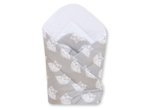 Bobono Rożek miękki- Simple sowy szare