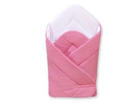 Bobono Rożek miękki - kratka różowa