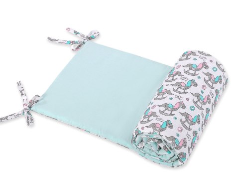 Bobono Uniwersalny ochraniacz do łóżeczka - koniki na biegunach