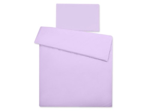 My Sweet Baby Bawełniana pościel dla dzieci 2-częściowa poszewki na poduszkę 60x40 i na kołderkę 120x90 fioletowa