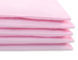 My Sweet Baby Bawełniana pościel dla dzieci 2-częściowa poszewki na poduszkę 60x40 i na kołderkę 120x90 - różowa