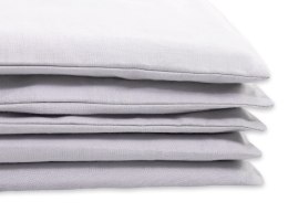 My Sweet Baby Bawełniana pościel dla dzieci 2-częściowa poszewki na poduszkę 60x40 i na kołderkę 120x90 - szara