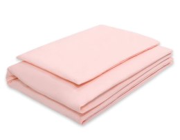 My Sweet Baby Bawełniana pościel dla dzieci 2-częściowa poszewki na poduszkę 60x40 na kołderkę 120x90 -pudrowy róż