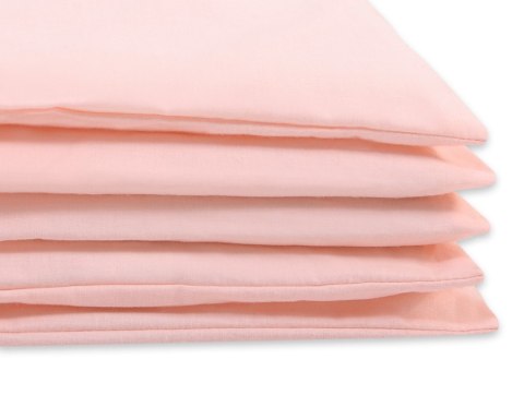 My Sweet Baby Bawełniana pościel dla dzieci 2-częściowa poszewki na poduszkę 60x40 na kołderkę 120x90 -pudrowy róż