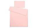 My Sweet Baby Bawełniana pościel dla dzieci 2-częściowa poszewki na poduszkę 60x40 na kołderkę 120x90 -pudrowy róż