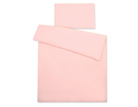 My Sweet Baby Bawełniana pościel dla dzieci 2-częściowa poszewki na poduszkę 60x40 na kołderkę 120x90 -pudrowy róż