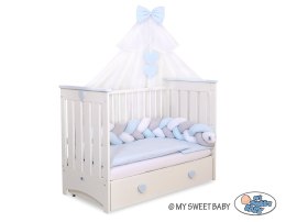 My Sweet Baby Moskitiera z szyfonu- niebieska