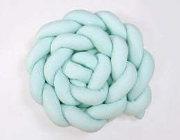 My Sweet Baby Ochraniacz warkocz pleciony do łóżeczka XXL -miętowy