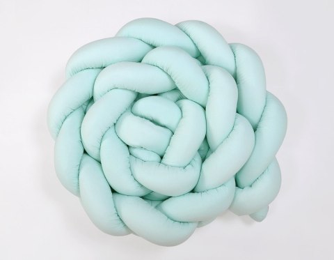 My Sweet Baby Ochraniacz warkocz pleciony do łóżeczka XXL -miętowy