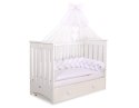 My Sweet Baby Ochraniacz warkocz pleciony do łóżeczka - biały