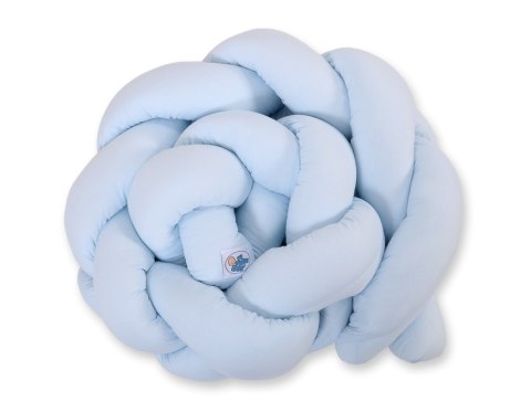 My Sweet Baby Ochraniacz warkocz pleciony do łóżeczka - niebieski